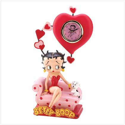 Betty Boop Heart Clock. Quality time with Miss Betty Betty Boop Heart Clock. Quality time with Miss Betty