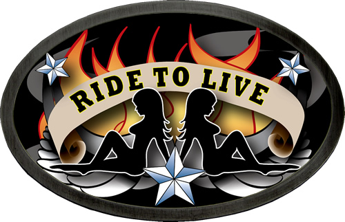 Ride To Live Tattoo Belt Buckle. Show your style