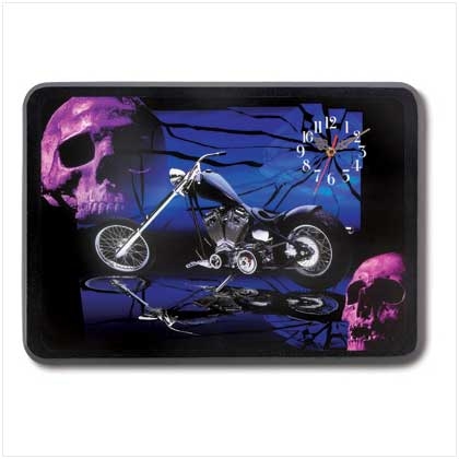 The Dark Side Chopper Biker Clock