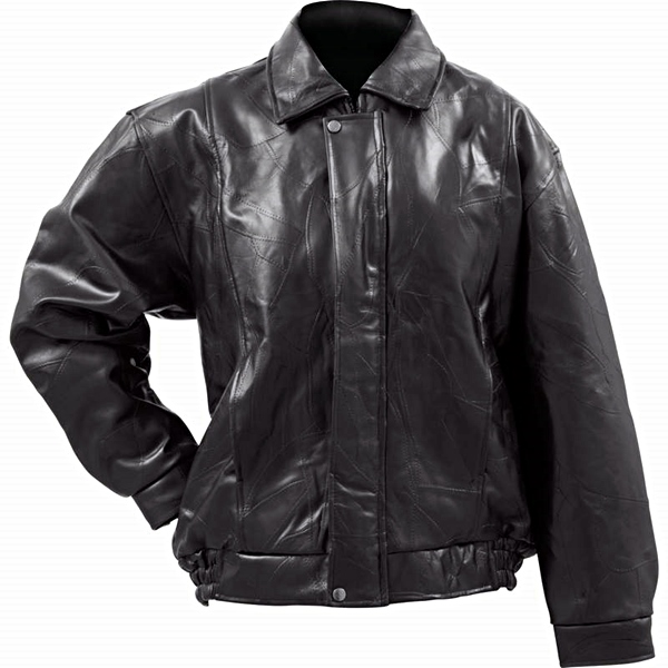Genuine Buffalo Leather Bomber Jacket