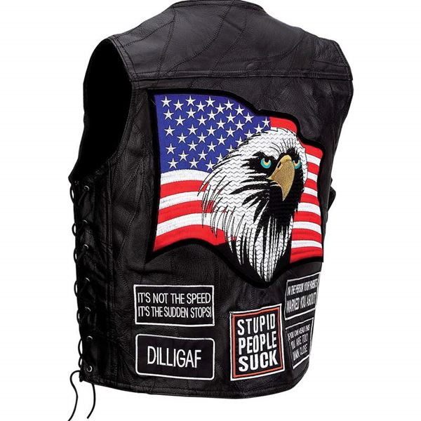 genuine buffalo leather concealed carry vest1