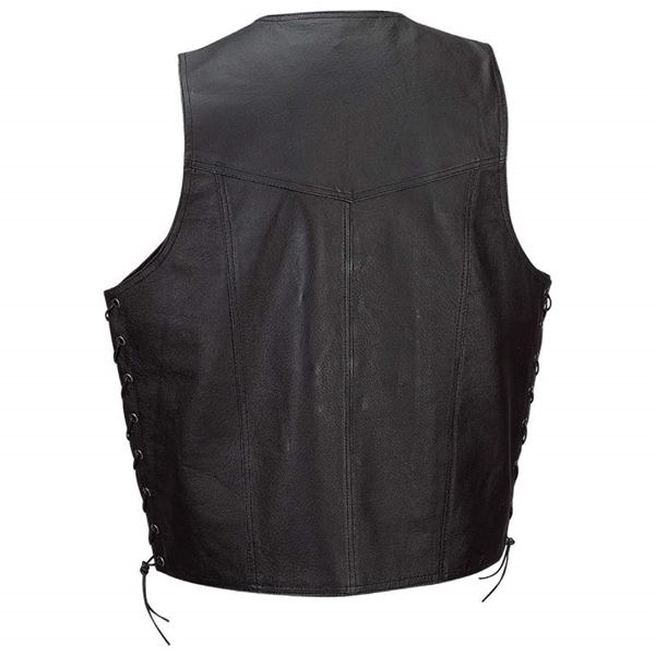 Diamond Plate™ Genuine Solid Leather Vest 1