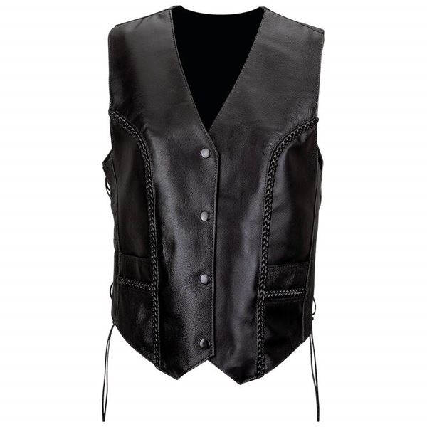 ladies solid genuine leather vest ladies solid genuine leather vest