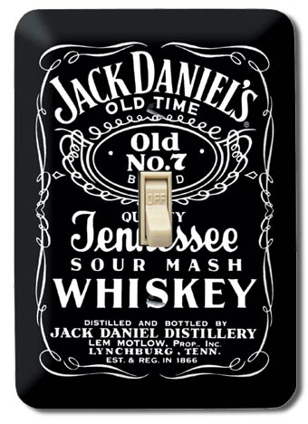 Jack Daniels Light Switch Plate Jack Daniels Light Switch Plate