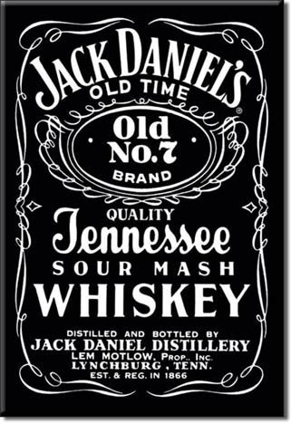Jack Daniel Black Ice Box Magnet Jack Daniel Black Ice Box Magnet