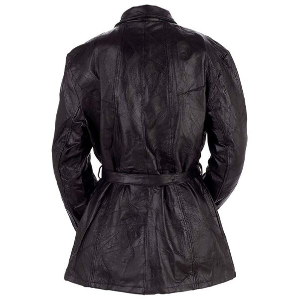Ladies Genuine Leather Jacket with belt