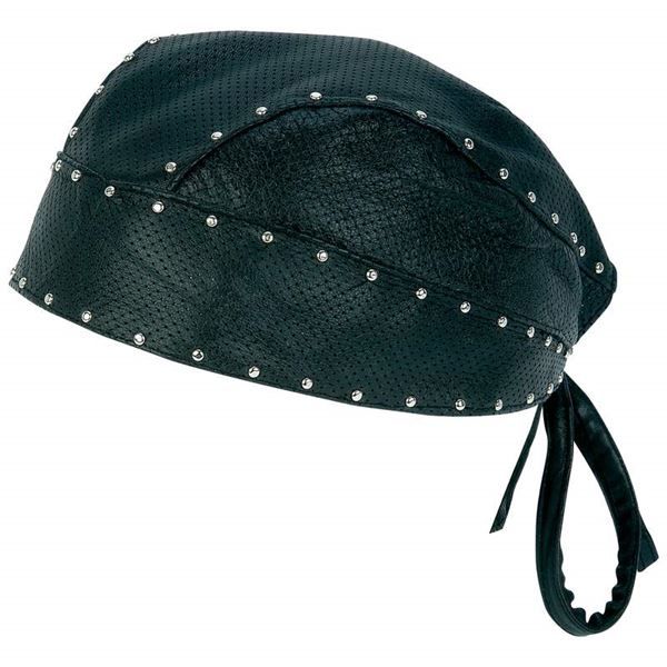 Solid genuine leather perforated skull cap Solid genuine leather perforated skull cap