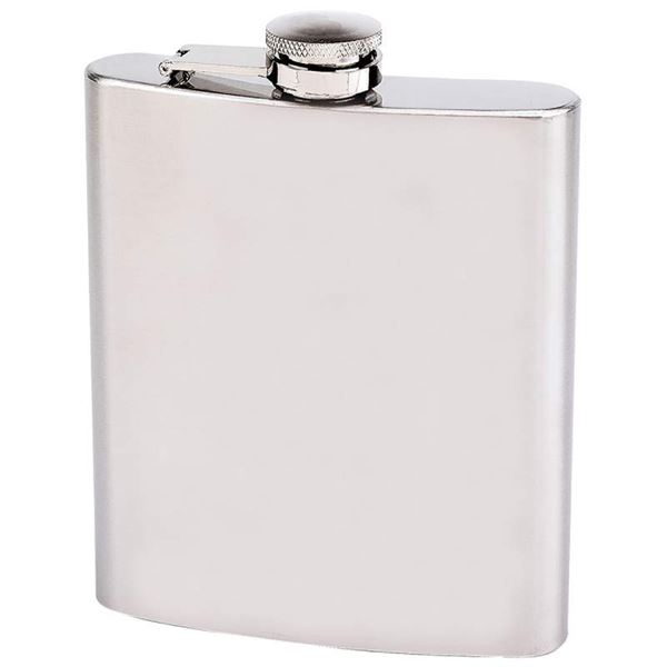 18oz Stainless Steel Flask Brushed Finish