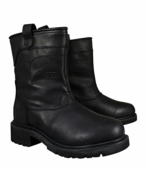 Leather Short Engineer Boots Leather Short Engineer Boots