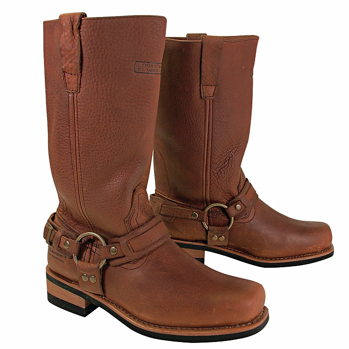 Dark Brown Super Harness Boots