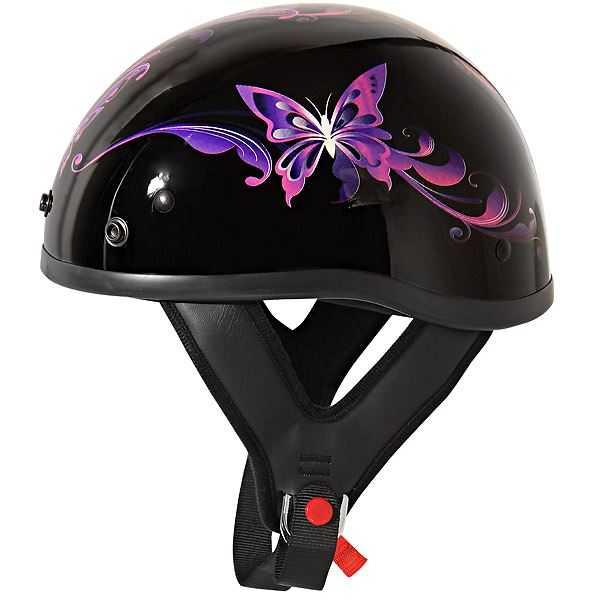 Purple Butterfly Helmet