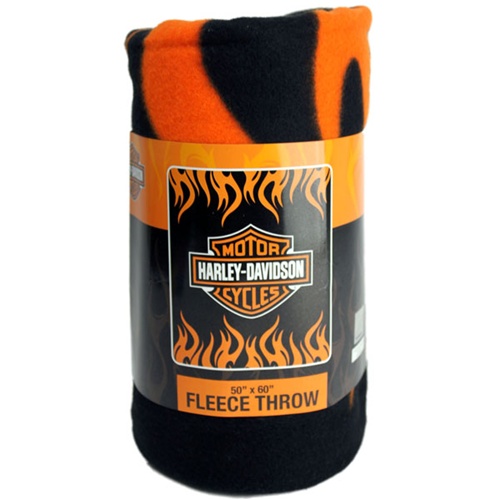 Harley Davidson Blanket - Flame Logo Harley Davidson Blanket - Flame Logo