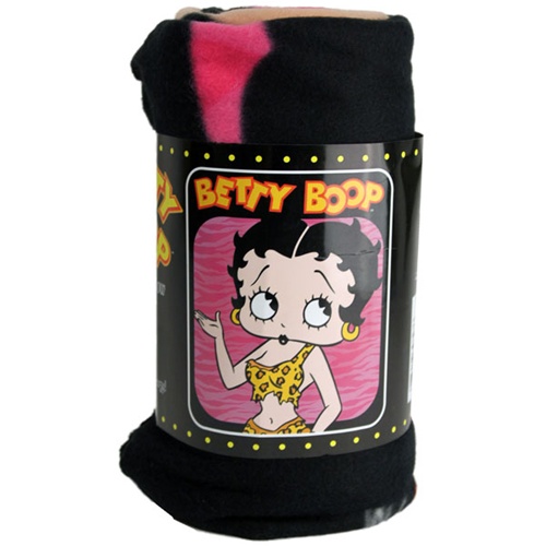 Betty Boop Jungle Girl Fleece Blanket Betty Boop Jungle Girl Fleece Blanket